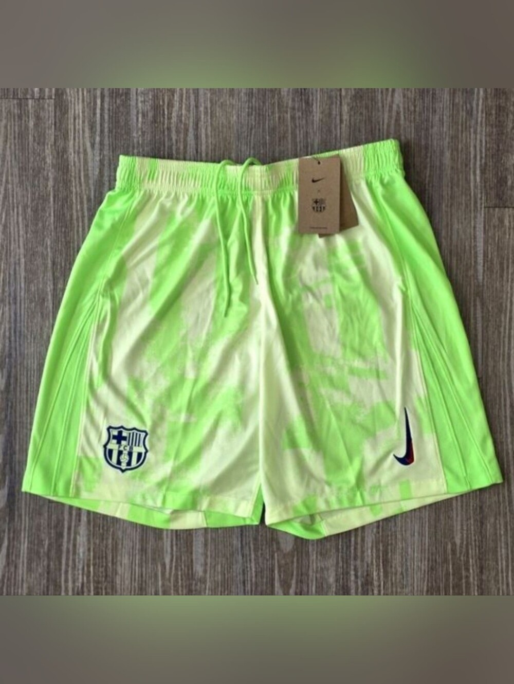Nike Barcelona 2025 Third Shorts Soccer FQ2057-701 Men’s Slim-Fit L NWT LA LIGA